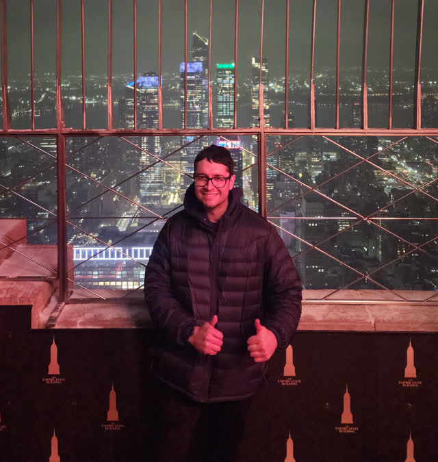 Photo of Brandon in NY.